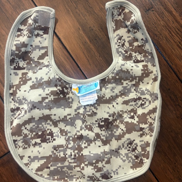 5/$25 Tiny Trooper Marine Recruit baby infant bib camo military 100% cotton - Picture 3 of 5
